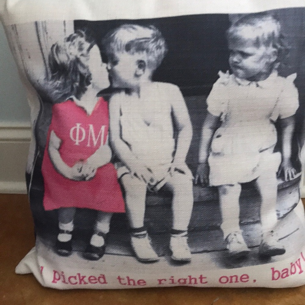 Phi Mu pillow
